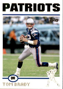 2004 Topps - Tom Brady #275 New England Patriots NFL Hall of Fame