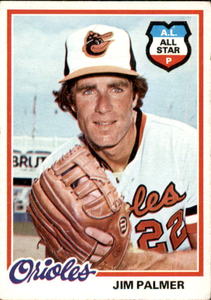 1978 Topps - Jim Palmer #160 MLB Hall of Fame Legend Pitcher