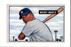 1989 Bowman Mickey Mantle Promotional Card