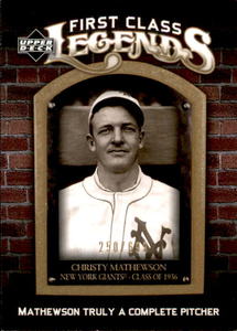 2006 Upper Deck Christy Mathewson Serial #d 699