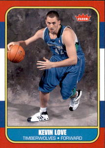 2008 Fleer Kevin Love Rookie Card Minnesota Timberwolves
