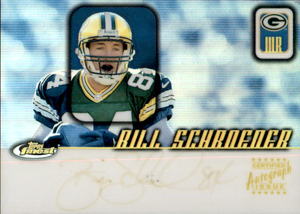 2001 Topps Finest - Autographs Bill Schroeder #FA-BS (AU) Auto