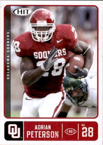 2007 SAGE Hit - Adrian Peterson #28 Rookie Card Minnesota Vikings Legend