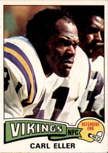 1975 Topps Carl Eller Vintage Minnesota Vikings Card
