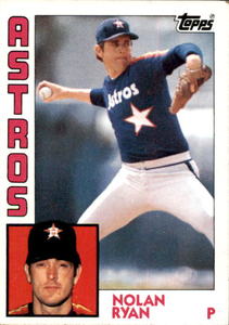 1984 Topps - Nolan Ryan #470 Legendary Picture MLB Hall of Fame
