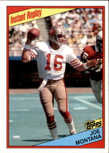 1984 Topps - Instant Replay Joe Montana #359 Vintage Football Card