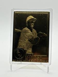 1996 Dansbury Gold Plated Card Minnie Minoso in Plastic Case 22kt MLB Legend