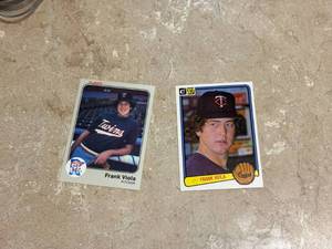Frank Viola Rookie Card Lot Two Cards Minnesota Twins