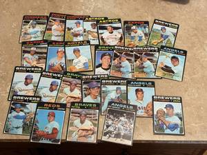 1971 Topps Vintage Baseball Card Lot