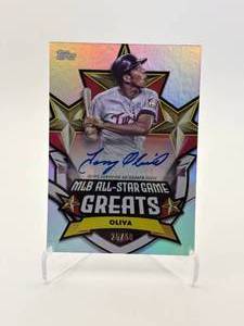 2025 Topps Baseball MLB All Star Game Greats Tony Oliva Autograph Card Serial #d 2550 Minnesota Twins Legend and Hall of Fame