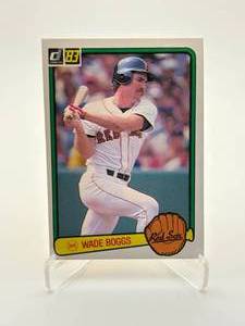 1983 Donruss Wade Boggs Rookie Card Boston Red Sox Legend MLB Hall of Fame