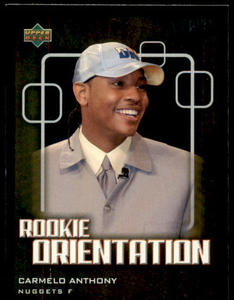 2003-04 Upper Deck Carmelo Anthony Rookie Card