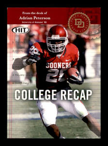 2007 SAGE Hit - Adrian Peterson #28 Rookie Card Vikings