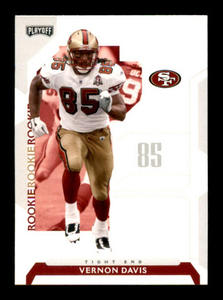 2006 Playoff NFL Playoffs - Rookie Vernon Davis #84 (RC)
