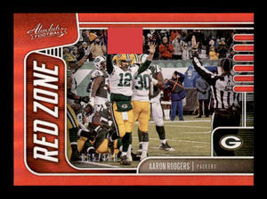 2019 Panini Absolute - Red Zone Aaron Rodgers #18 Spectrum Red 100