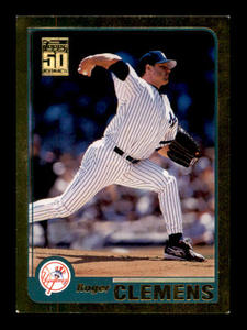 2001 Topps - Roger Clemens #170 Serial #d 2001