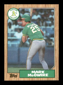 1987 Topps - Mark McGwire #366 Rookie Card