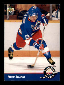 1992-93 Upper Deck - Young Guns Teemu Selanne #574