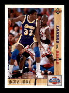 1992 Upper Deck Michael Jordan Vs. Magic Johnson Card