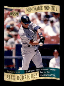 1997 Upper Deck - Memorable Moments Gold Alex Rodriguez #10