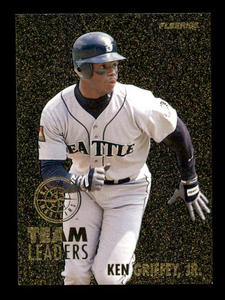1995 Fleer - Team Leaders Ken Griffey Jr, Randy Johnson #12