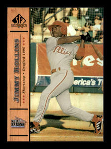 SP Authentic Jimmy Rollins Minor League Rookie Card Philadelphia Phillies