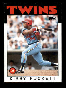 1986 Topps - Kirby Puckett #329 2nd Year Card