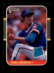 1987 Greg Maddux Donruss Rookie Card