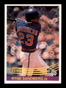 1984 Donruss - Ryne Sandberg #311 2nd Year Card