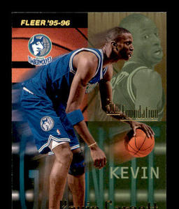 1995-96 Fleer - Kevin Garnett #335 (RC) Rookie Card Timberwolves Legend