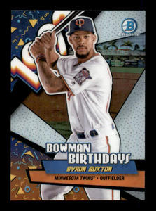 Bowman Chrome Byron Buxton Bowman Birthdays