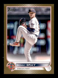 Topps Gold Parallel Sonny Gray Minnesota Twins Card