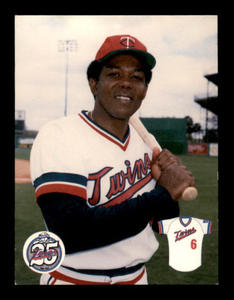 Minnesota Twins Tony Oliva 25th Anniversary of Twins Team Issued Card RARE HARD TO FIND