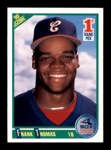 1990 Score Frank Thomas #663 Rookie Card