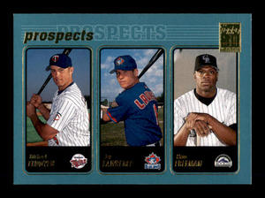 Topps 50th Anniversary Michael Cuddyer Rookie Card Minnesota Twins