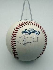 Justin Morneau Autographed Baseball, Authentic Major League Baseball