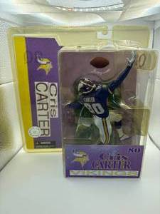 Cris Carter Sealed NFL Figurine, Minnesota Vikings legend