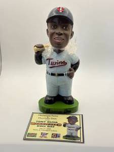 Tony Oliva Bobblehead Doll from Minnesota twins Game, Comes With Original Certificate Fans Received on Game Day
