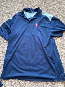 Minnesota Twins Dark Blue Polo, Adult Male XL Size