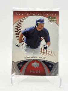 2006 Upper Deck Ovation Jason Kubel #105 Rookie Card