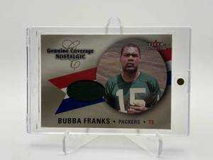 2000 Fleer Tradition - Genuine Coverage Nostalgic Bubba Franks #5GC (MEM, RC)