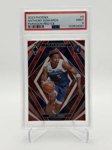 2023 Phoenix Paragon Red Ice Anthony Edwards Card PSA Graded Mint 9