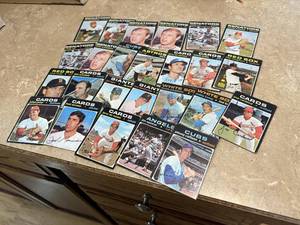 1971 Topps Baseball Card Lot, Mostly Lower Grade Cards