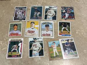 Justin Morneau Twins Card lot