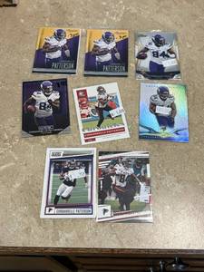 Cordarrelle Patterson Minnesota Vikings Card Lot, Also Cards With Atlanta Falcons