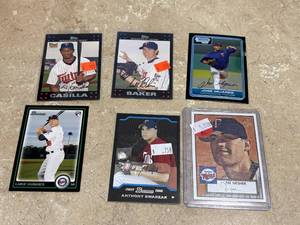 Minnesota Twins Rookie Card Lot, Casilla, Baker, Mijares, Neshek, Hughes and Swarzak.