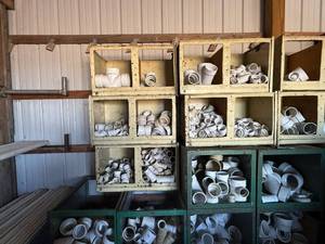 JUST THE WHITE BINS.