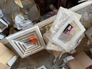 WASH MACHINE COVERS, REGISTERS, NUTS AND ROUND UP.