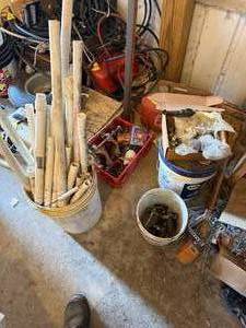 PVC PIPE, COKE CRATE, WEED LINE