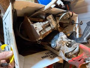 HACK SAWS, HAMMER, SCISSORS, COTTER PINS, BOTTLE JACK AND MORE